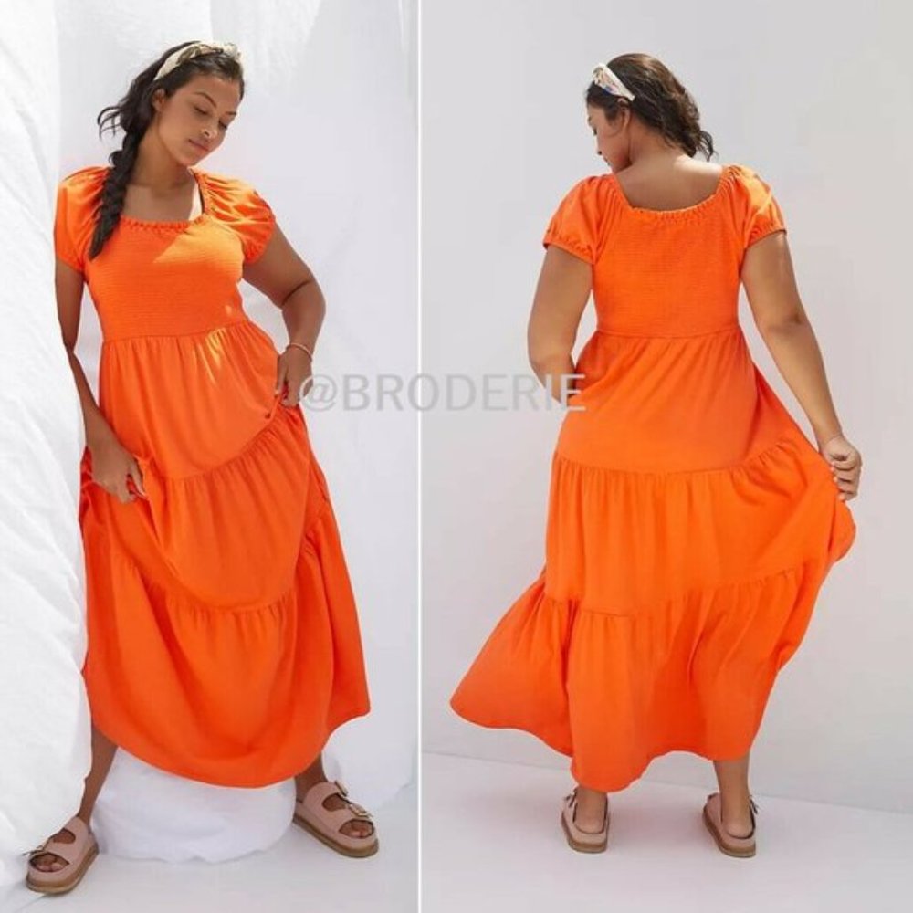 Daily Practice by Anthropologie Tiered Maxi Dress XS new with tag - Picture 2 of 10